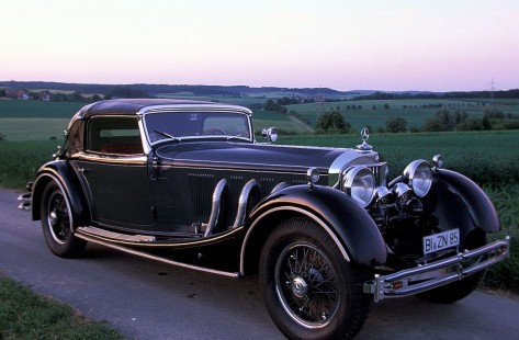 MB-Mercedes-Benz-SS-Cabrio-1933-001. 3/4 front